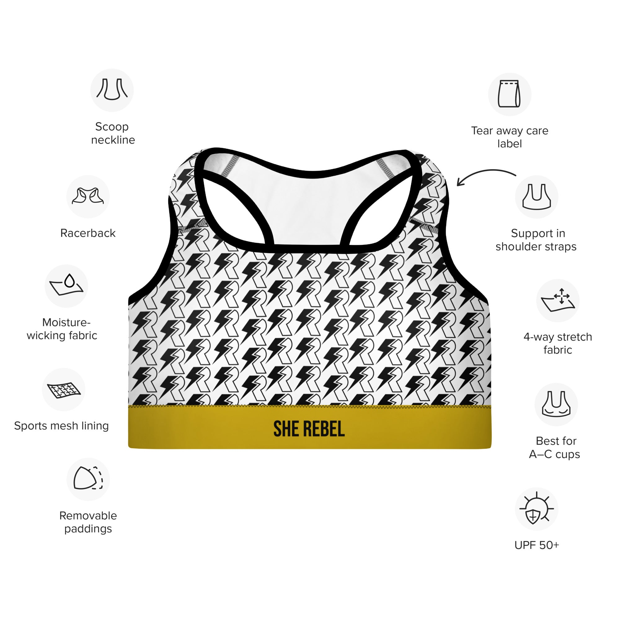 Rebel Bold Sports Bra